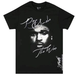Vlone x Pop Smoke Black "FAITH" Tee SZ: XXL